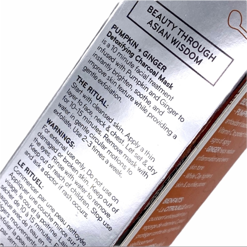 NEW Pürlisse Pumpkin + Ginger Detoxifying Charcoal Mask - Picture 13 of 15
